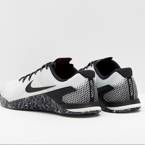 nike metcon white black sail